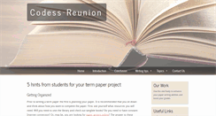 Desktop Screenshot of codess-reunion.org